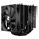 Thermalright Phantom Spirit 120 SE ブラック CPU クーラー、デュアル TL-C12B V2 PWM ファンとダブル タワー、7 ヒート パイプ ヒートシンク クーラー、AM4/AM5Intel LGA1851/1700/115X/1200、コンピューター CPU 冷却、ブラック