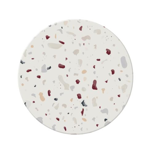 吸水 珪藻土コースター おしゃれ 円型 断熱 滑り止め こーすたー 北欧 速乾 水切りキッチン トレー (B)