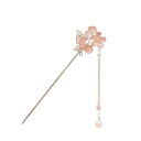 EZ PEACH 桜 花 パール ヘアピン ヘアクリップ 前髪 髪留め 髪飾り 和装 浴衣 和風 着物 ヘアアクセサリー (桜々02)