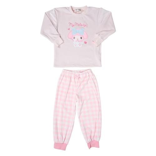 サンリオ(SANRIO) キッズフリースパジャマ マイメロディ 100cm タグにお名前スペース 268909