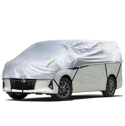 ANBEN 車カバー ハーフ ボディカバー カーカバー 裏起毛タイプ 自動車 防水防塵日焼け防止 四季対応 MPV/ミニパン DG-L(5.7m)