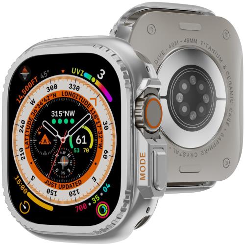 Zumyzu for アップルウォッチ カバー 49mm Apple Watch用 ケース Ultra Ultra2 ウルトラ あっぷるうぉっち メタルカバー ...