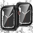 2枚セットPuptoya for アップルウォッチ 防水 カバー 44mm Apple Watch用 ケース Series 6 5 4 SE あっぷるうぉっち ...
