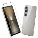 2枚セット1枚 FOR Sony Xperia 1 VI 用のガラスフィルム + 1枚 FOR Sony Xperia 1 VI 用の保護カバー透明保護 Son...