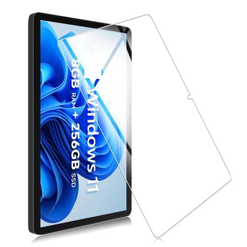 FOR CHUWI Hi10 X1 10.1インチ 用のガラスフィルム 強化ガラスフィルム 耐指紋 撥油性 表面硬度9H ラウンド加工処理 飛散防止処理 光沢表面仕様 画面保護 指紋防止 保護シート FOR CHUWI Hi10 X1 10.1インチ 用のタブレット CHUWI Hi10 X1 専用 液晶保護フィルム PCduoduo