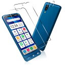 PCduoduo 京セラ シンプルスマホ6 / BASIO active au SHG09 / sumaho6 ガラスフィルム2枚 + 2枚 シンプルスマホ6 用の カメラ フィルム 超薄型 強化ガラス 保護フィ