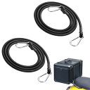 nalaina 荷台用 ゴム紐 ゴムバンド フック付き 荷物固定 ゴムロープ 2本セット 固定紐 丸 荷台用ゴムひも1M 超長い 直径9mm ゴムひも 弾性ロープ 固定ベルト 荷崩れ防止 荷物固定紐 自転車 自由伸縮 バイク オートバイ スクーター キャリーカート