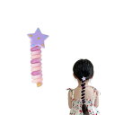 EZ PEACH ヘアアクセサリー レディース 星 人気 ワイヤーポニー ヘアワイヤー アレンジワイヤー ヘアゴム 大人っぽい シンプル おしゃれ 細 ヘアゴム アレンジ自在 子供 紐 おしゃれ (Purple)