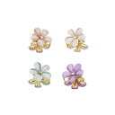 EZ PEACH セッ花々 mini バンスクリップ ミニ ヘアアクセサリー レディース ヘアクリップ 小さめ 髪留め ヘアピン 髪飾り 小さい 小さめ ボブ ...