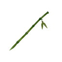 EZ PEACH べっ甲風 スティック かんざし ヘアスティック 一本挿し シンプル ヘアアクセサリー 浴衣 ゆかた (あおたけ)