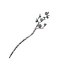 EZ PEACH かんざし スティック かんざし ヘアスティック 簪 花 簪パーツ 一本挿し シンプル ヘアアクセサリー 浴衣 ゆかた 和装小物 (Hemati...