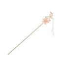 EZ PEACH かんざし スティック かんざし ヘアスティック 簪 花 簪パーツ 一本挿し シンプル ヘアアクセサリー 浴衣 ゆかた 和装小物 (桜々04)