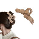 EZ PEACH バンスクリップ ヘアクリップ 大きめ 無地 ふわふわ 可愛い 毛玉ガールズヘアクリ ップバレッタヘアアクセサリー ヘアクリップ ふわふわ 可愛...