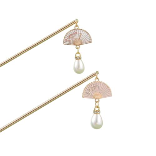 EZ PEACH かんざし レディース 2個セット パール 簪 和服 一本挿し 髪飾り シンプル ヘアアクセサリー おしゃれ 髪留め 浴衣 七五三 卒業式 成人...