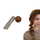 EZ PEACH ヘアアクセサリー レディース 人気 ワイヤーポニー ヘアワイヤー アレンジワイヤー ヘアゴム 大人っぽい シンプル おしゃれ 細 ヘアゴム アレンジ自在 紐 おしゃれ (飴玉/薄茶)