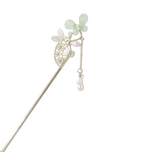 EZ PEACH かんざし スティック かんざし ヘアスティック 蝶 桜 花 パール 簪パーツ 一本挿し シンプル ヘアアクセサリー 浴衣 ゆかた 和装小物 髪...