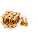シカゴスクリュー 20個入り 8×4×10mm 真鍮組ネジ コンチョ バッグ ベルト 底びょう リベット スタッズ パーツ 鋲 リベット スタッド ネジ式 レザークラフト DIY ハンドメイド パーツ