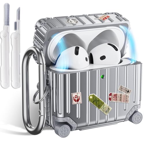 CAGOS for AirPods 4 2024 ݥå4ѥС ݥå4   åդ ʬΥ TPU+PCǺ ...