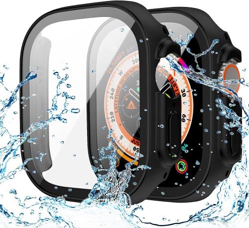 2023強化版AMAPC for Apple Watch 防水ケース 40mm 41mm 44mm 45mm 対応 と互換性があり 数秒で Ultra シリーズの外観に変換できます IP68完全防水 バンド 水泳・スポ(2)