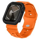 Suitisbest コンパチブル アップルウォッチ バンド シリコン Apple Watch バンド スポーツ 頑丈なTPU保護カバー付き iWatch Se...