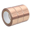 PATIKIL 15mm x 5m 金属和紙テープ 3ロール マスキング箔シール 自己接着 DIYアート クラフト包装装飾用 ピンク ゴールド