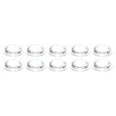PATIKIL 直径32 mm 高さ8 mm 平凸レンズ 10個 アクリル LED光学凸コンデンサレンズ LED 懐中電灯 自転車ヘッドランプ用 透明