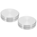PATIKIL 38mm セラミック粘土陶器ホイール 2個 M5 片面ネジ穴 手投げホイールのスピン 陶器のトリミングツール ロータリートリマー トリムスタビライザー ペイントスプレークラフトプロジェクト用