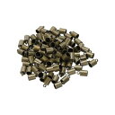 PATIKIL 100個セット コードエンドキャップ 5mm エンドキャップ バケットビーズ 組紐エンドキャップ レザーコード タッセル ジュエリーメイキング 5.5mm 長さ ブロンズ