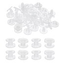 PATIKIL 8mm シカゴスクリュー 20セットのプラスチック製シカゴスクリューバインディングポストスクリューリベット レザーベルト スクラップブック フォ...