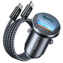 LISEN 54W+60W 最速タッグ シガーソケット USB-C USB 車 充電器 PD3.0/QC3.0/PPS対応 しがーソケット usb cタイプ 車...