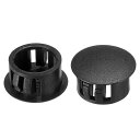 PATIKIL 16mm (5/8) プラスチック製ホールプラグ 30個セット フラッシュタイプ 丸いホールプラグカバー テーブル キッチンキャビネット 家具用...