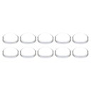 PATIKIL 直径18 mm 高さ8 mm 平凸レンズ 10個 アクリル LED光学凸コンデンサレンズ LED 懐中電灯 自転車ヘッドランプ用 透明