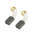 PATIKIL カーボンブラシ 15x10x6 mm 電動モーター 電動工具 アングルグラインダーテーブルソー スペアパーツ修理用 2個