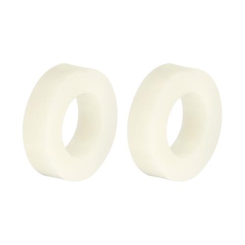 PATIKIL 丸型スペーサーワッシャー 12個 ナイロン 6.2mm内径 x 11mm外径 x 3 mm長さ M6ねじブロック用 3Dプリンター テレビ壁掛け コンセント用 ベージュ