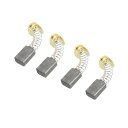 PATIKIL カーボンブラシ 12x8x5 mm 電動モーター 電動工具 アングルグラインダーテーブルソー スペアパーツ修理用 4個