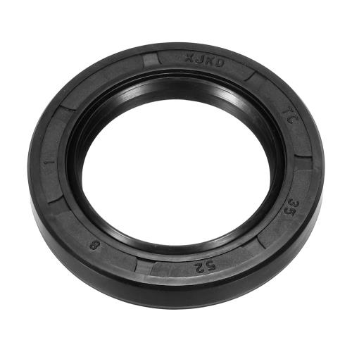 PATIKIL オイルシール 35 mm x 52 mm x 7 mm ニトリルゴムカバー ダブルリップスプリング搭載 TCオイル..