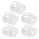 PATIKIL 5パックのプラスチックチューブクランプ 3/16-5/16可変チューブクランプ 実験室用ピンチバルブフローコントロールホースクランプ ホースフロー用