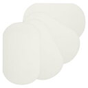 PATIKIL アイロンで貼るパッチ 4枚セット 7x4 肘・膝用ベルベットパッチ 修理用パッチキット 服 パンツ シャツ ジャケット 補修と装飾に最適 ベージュ
