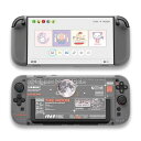 GeekShare Switch 2 Switchカバー switch2対応 スイッチ2025 PC製 joy con 保護カバー 分体式カバー 全面保護 薄型 傷防止 汚れ防止 対応耐衝撃 取り外し簡単-月面着陸計画 (半透明)