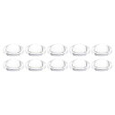 PATIKIL 直径21.8 mm 高さ8 mm 平凸レンズ 10個 アクリル LED光学凸コンデンサレンズ LED 懐中電灯 自転車ヘッドランプ用 透明