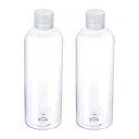 PATIKIL 300ml スクイズボトル 2本 補充可能 ディスペンシングボトル プラスチック フリップキャップ付き 旅行 世帯用 クリア