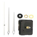 PATIKIL 時計の仕掛け交換 1セットのクォーツ時計仕掛け 電池式ロングシャフトDIY壁時計の針モーター 修理部品 シルバー