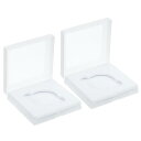 PATIKIL 49mmレンズフィルターケース 2個セット カメラフィルターケース ポータブル レンズフィルターボックス 防水 防塵 プラスチック製 写真フィルター収納用