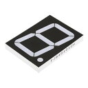 PATIKIL LED表示デジタルチューブ コモンカソード 7セグメント 10ピン 1ビット 7.2V 100 mm桁の高さ LED表示モジュール 電子ドライバーボード用 レッド