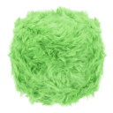 PATIKIL 毛糸 64m ふわふわ フェイクファー糸 約100g 柔らかい フェイクファー生地 かぎ針編み DIY手編みロープ 毛布 帽子 縫製素材 手芸用 グラス緑