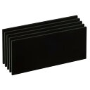 PATIKIL 溶接用レンズシェード 10 ガラスS 4.25x 2 5枚セット ハード化ガラス製 黒色ダークニングフィルタープレート カバー 溶接ヘルメットフ...