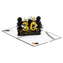 PATIKIL 30歳 誕生日カード ポップアウト誕生日カードギフトカード 面白いハッピーバースデー3Dスイー ト ご挨拶カードと封筒付き 女性へ ギフト 親友...