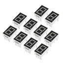 PATIKIL LED表示デジタルチューブ 20個 コモンカソード 7セグメント 10ピン 1ビット 2.1V 14 mm桁の高さ LED表示モジュール 電子ドライバーボード用 イエロー