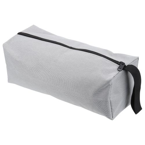 PATIKIL 300mm ジッパーツールポーチ 多目的ツールバッグ 防水トートバッグ 収納オーガナイザー ドライバー ペンチ用 グレー