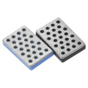 PATIKIL 1.2x0.8 粗/特粗 スキー スノーボード モンド砥石 2個セット スキーエッジシャープナー モンドエッジファイル スノーボード砥石 ブルー/黒